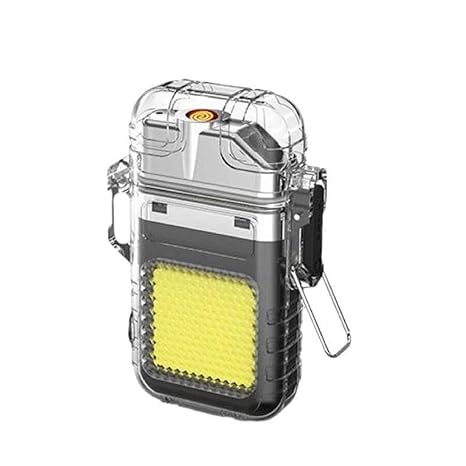 Portable Mini LED Flashlight Lighter  USB Rechargeable