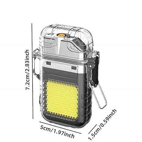 Portable Mini LED Flashlight Lighter  USB Rechargeable