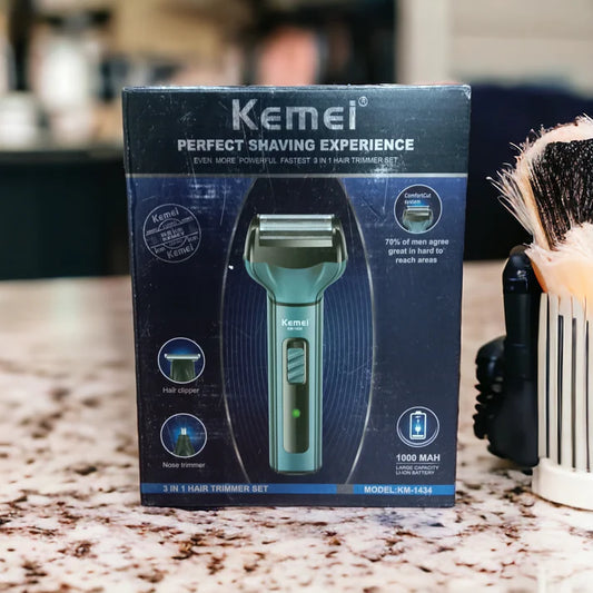Kemei KM-1434 3-in-1 Hair Trimmer Set