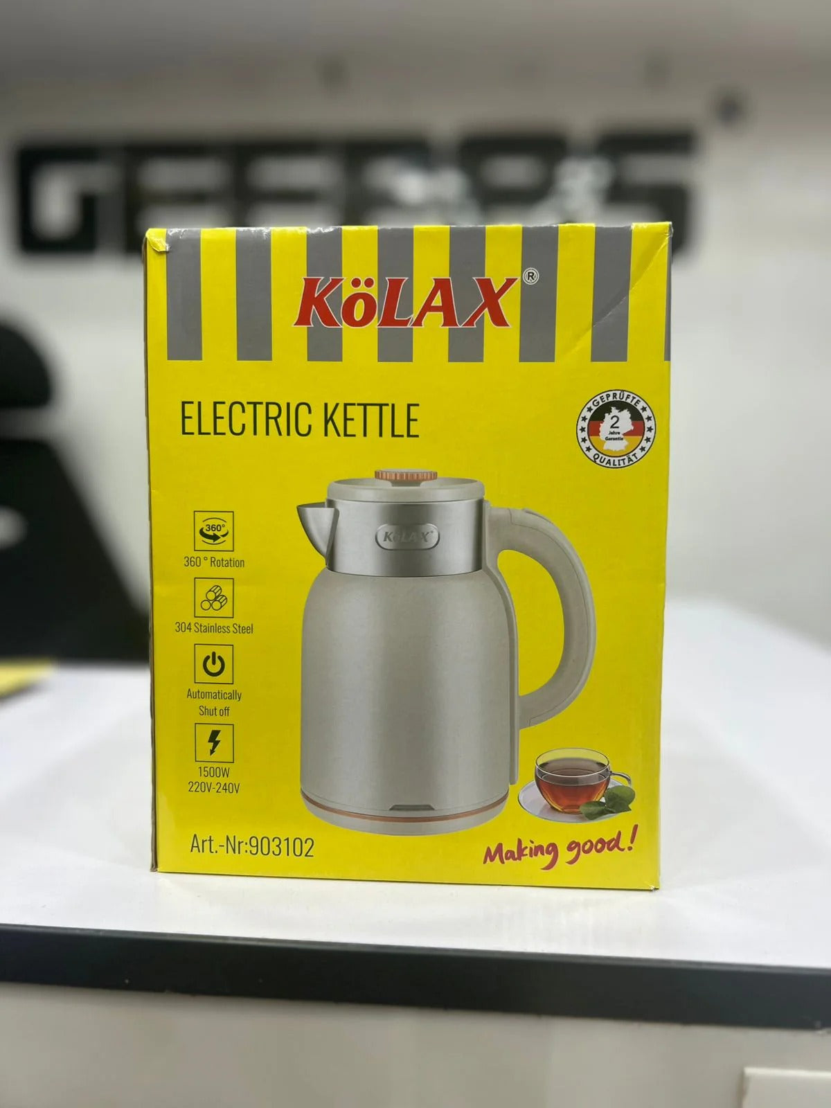 Kölax Electric Kettle – 1500W