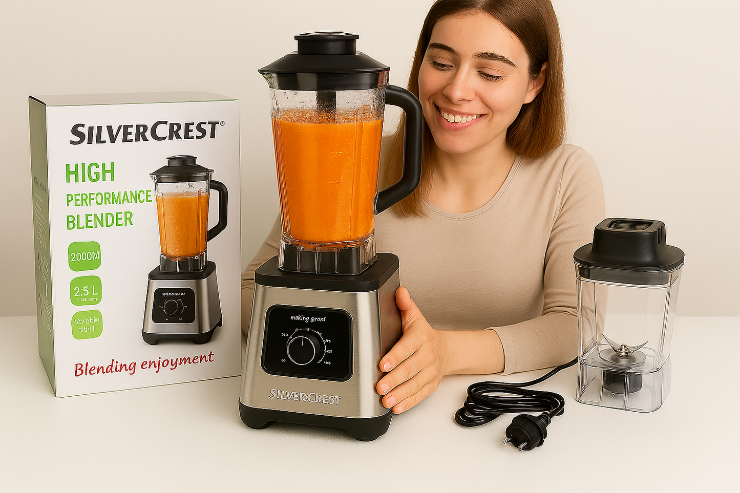 Silver Crest High Performance Commercial Blender