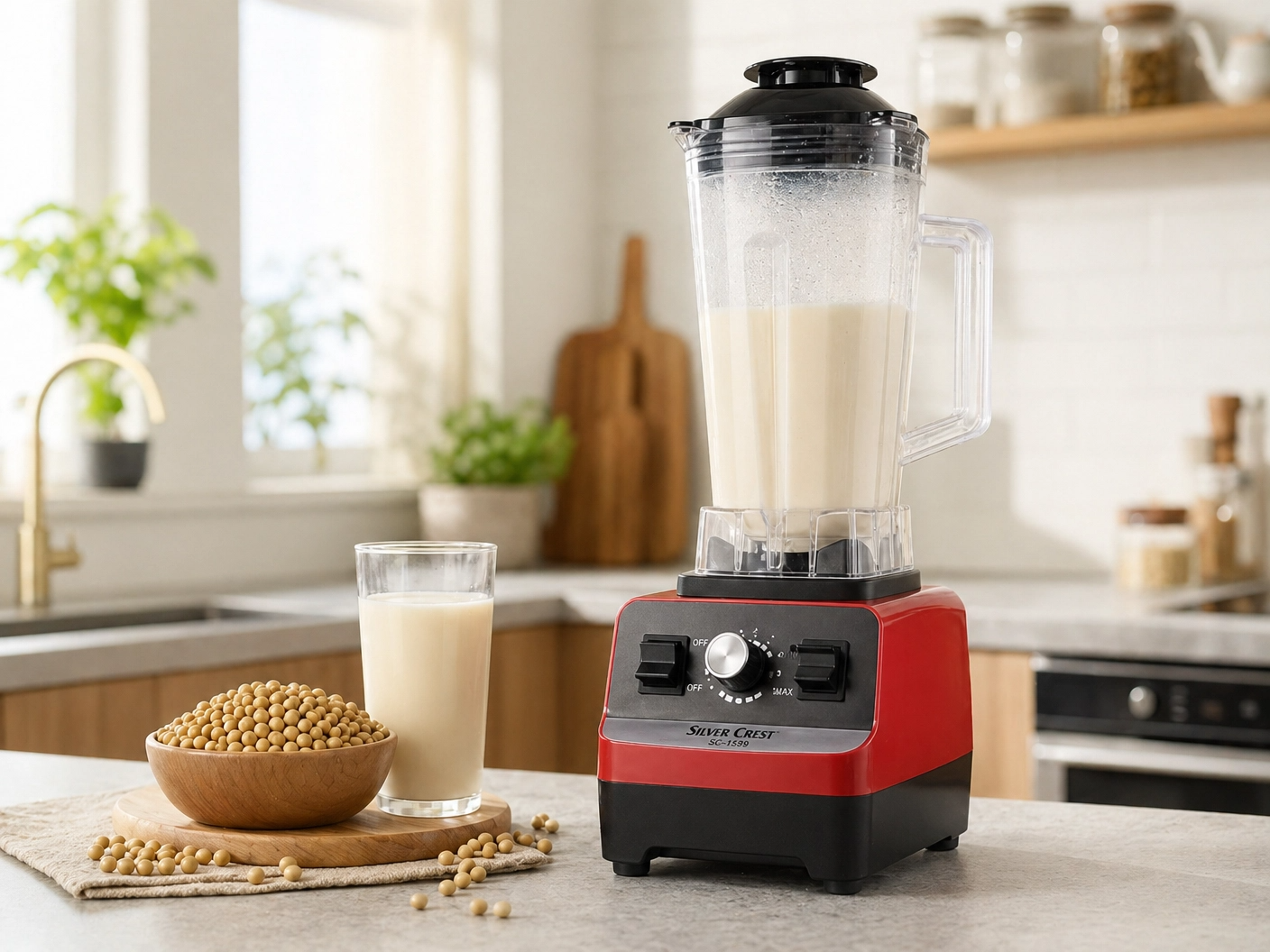 Silver Crest Blender – 4500W High Power Multi-Function Kitchen Blender