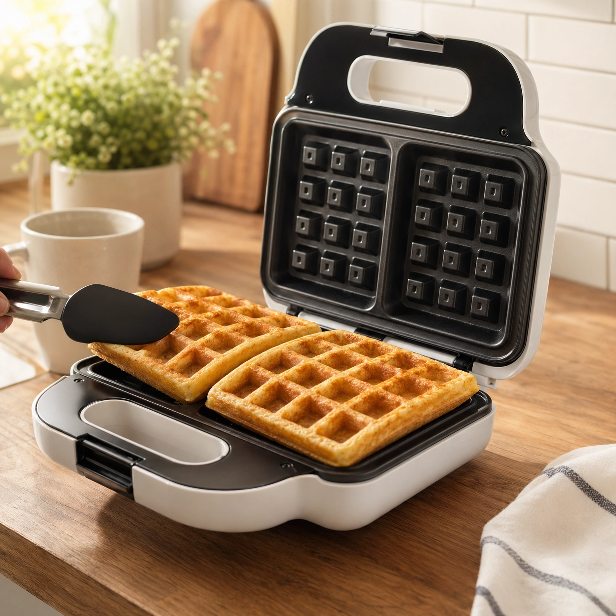 ORVICA 8-in-1 Sandwich Maker  Multi-Function Grill & Snack Maker