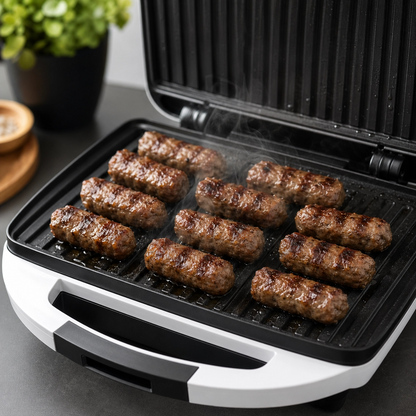 ORVICA 8-in-1 Sandwich Maker  Multi-Function Grill & Snack Maker
