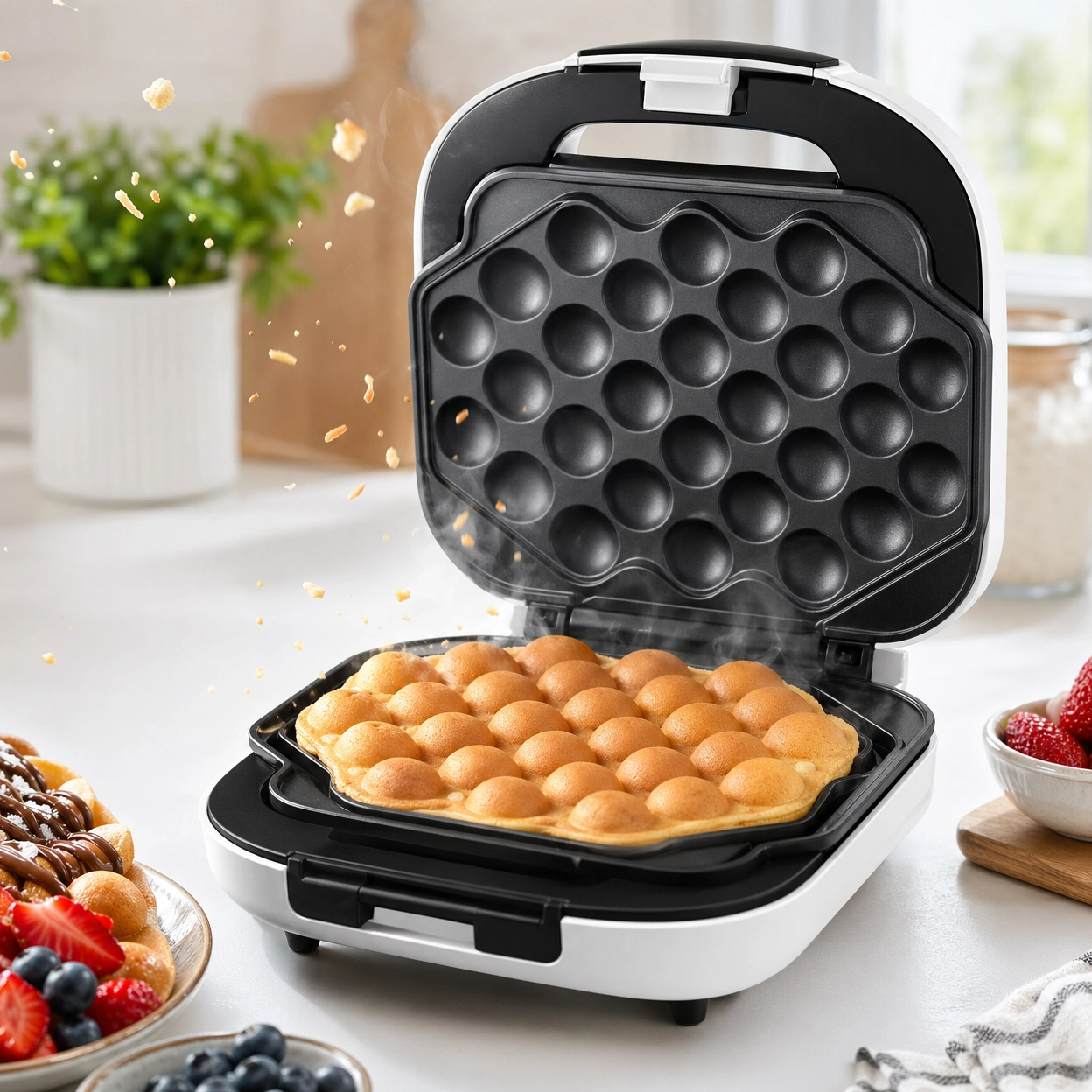 ORVICA 8-in-1 Sandwich Maker  Multi-Function Grill & Snack Maker
