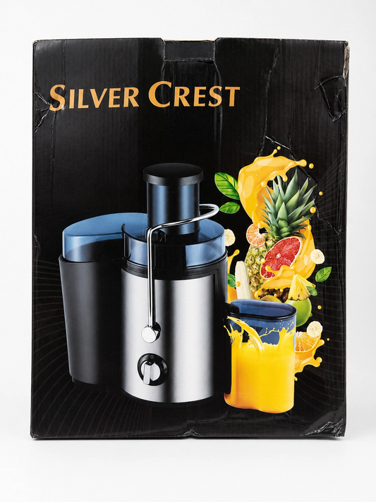 Silver Crest Electric Juicer  High Performance Stainless Steel Juicing System