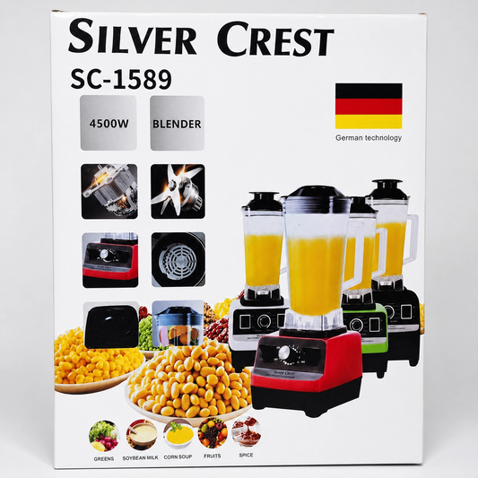 Silver Crest Blender  – 4500W High Power Multi-Function Kitchen Blender